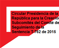 Circular Presidencia de la República