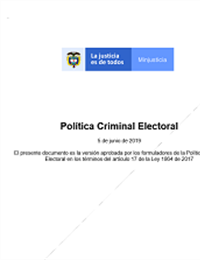 Política Criminal Electoral