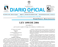 Ley 1098 de 2006 "Por la cual se expide el código de infancia y adolescencia".