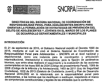 Directrices del SNCRPA para orientar la formulación de estrategias de prevención del delito de adolescentes y jóvenes en el marco de los planes de desarrollo departamentales y municipales